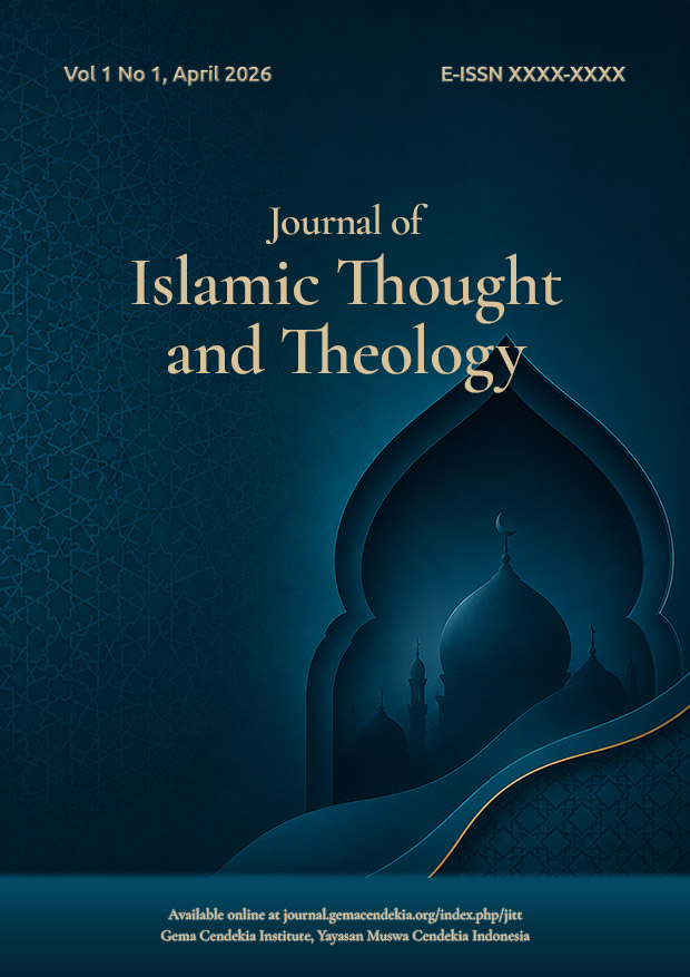 					View Vol. 1 No. 1 (2026): Journal of Islamic Thought and Theology
				