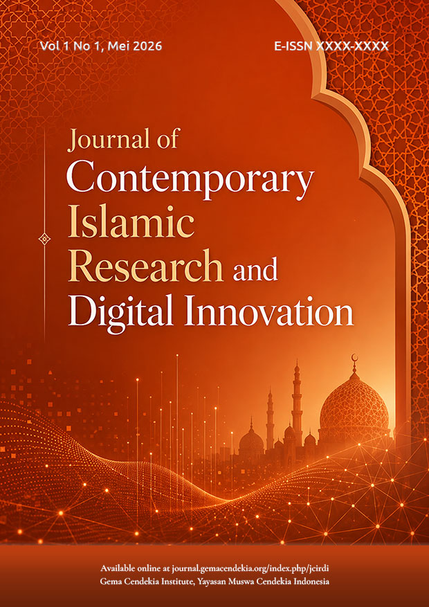 					View Vol. 1 No. 1 (2026): Journal of Contemporary Islamic Research and Digital Innovation
				