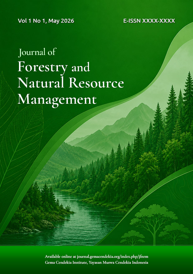 					View Vol. 1 No. 1 (2026): Journal of Forestry and Natural Resource Management
				