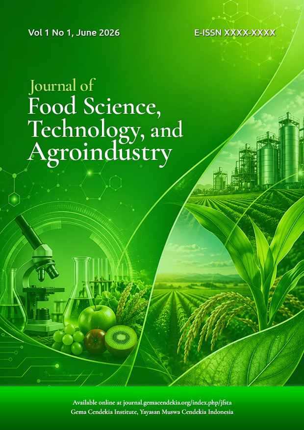 					View Vol. 1 No. 1 (2026): Journal of Food Science, Technology, and Agroindustry
				