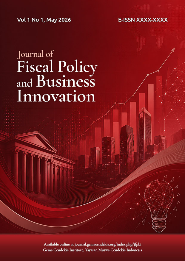 					View Vol. 1 No. 1 (2026): Journal of Fiscal Policy and Business Innovation
				