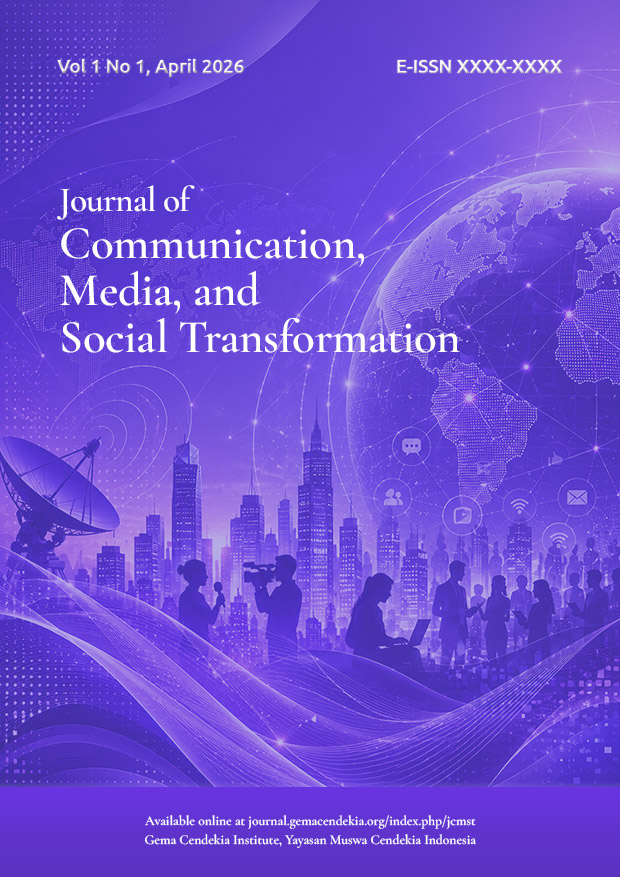 					View Vol. 1 No. 1 (2026): Journal of Communication, Media, and Social Transformation
				