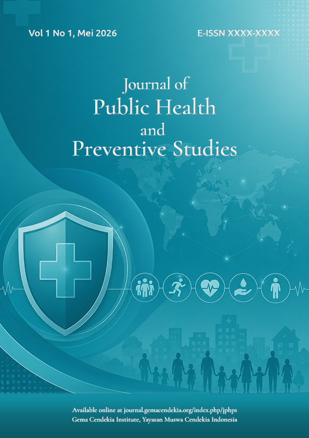 					View Vol. 1 No. 1 (2026): Journal of Public Health and Preventive Studies
				