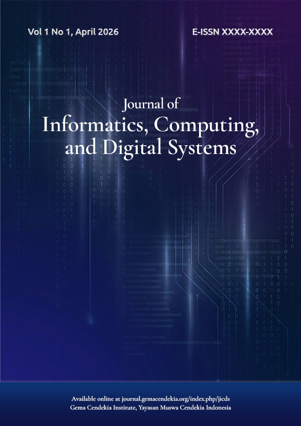 					View Vol. 1 No. 1 (2026): Journal of Informatics, Computing, and Digital Systems
				
